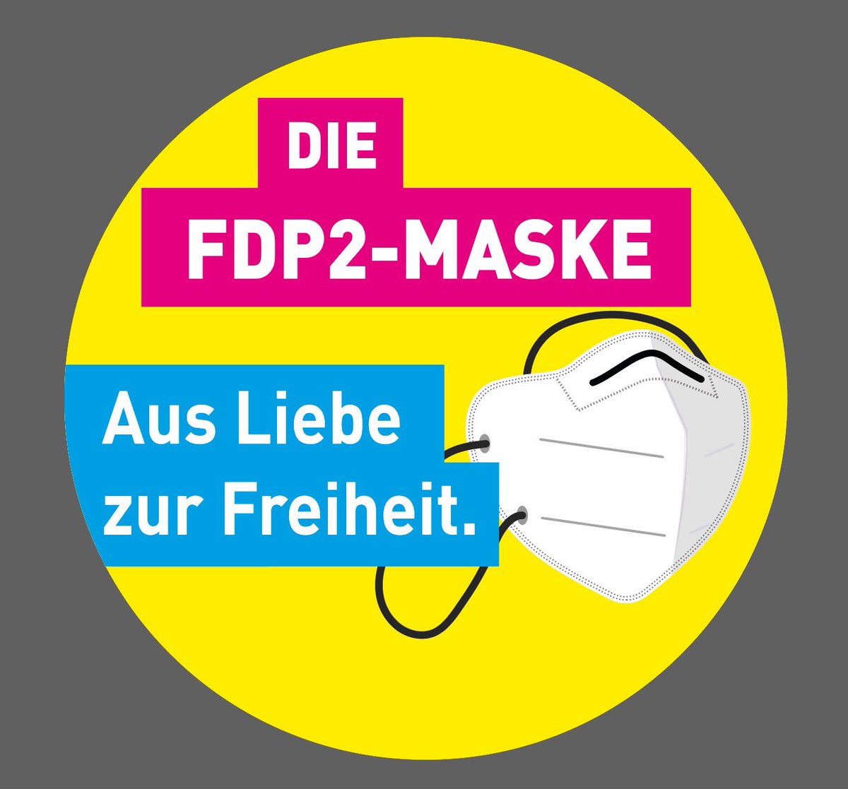 Die FDP ist die Partei der anlasslosen Maskenpflicht.
