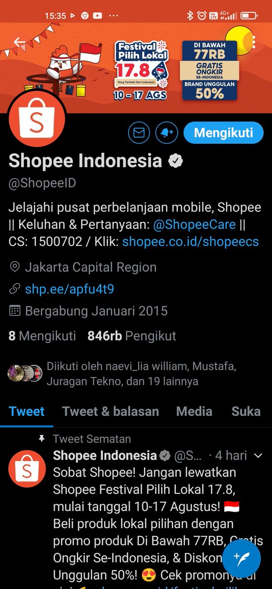 IrwanQuBanjar's tweet photo. @RacunShopeeC_99 @ShopeeID Sudah Follow @ShopeeID https://t.co/gsSgDNklfi