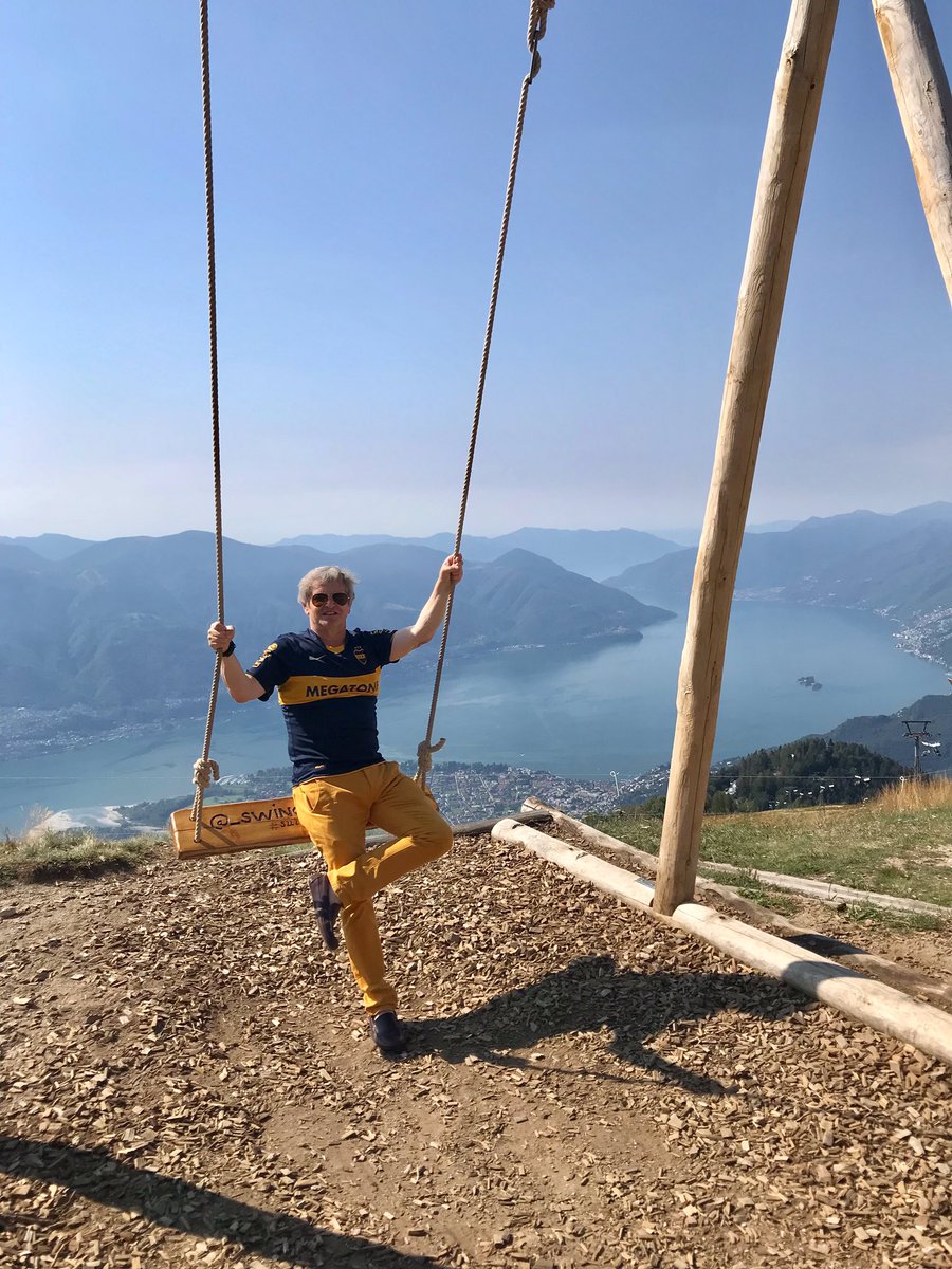 yetirhodanus's tweet photo. Another day in paradise🇨🇭with a fantastic swing on lofty #cimetta above the #LagoMaggiore! #locarno #cardadacimetta #myasconalocarno #swingtheworld #ticinomoments @asconalocarno @ticinoturismo @MySwitzerland_e https://t.co/QLUxv20VF3