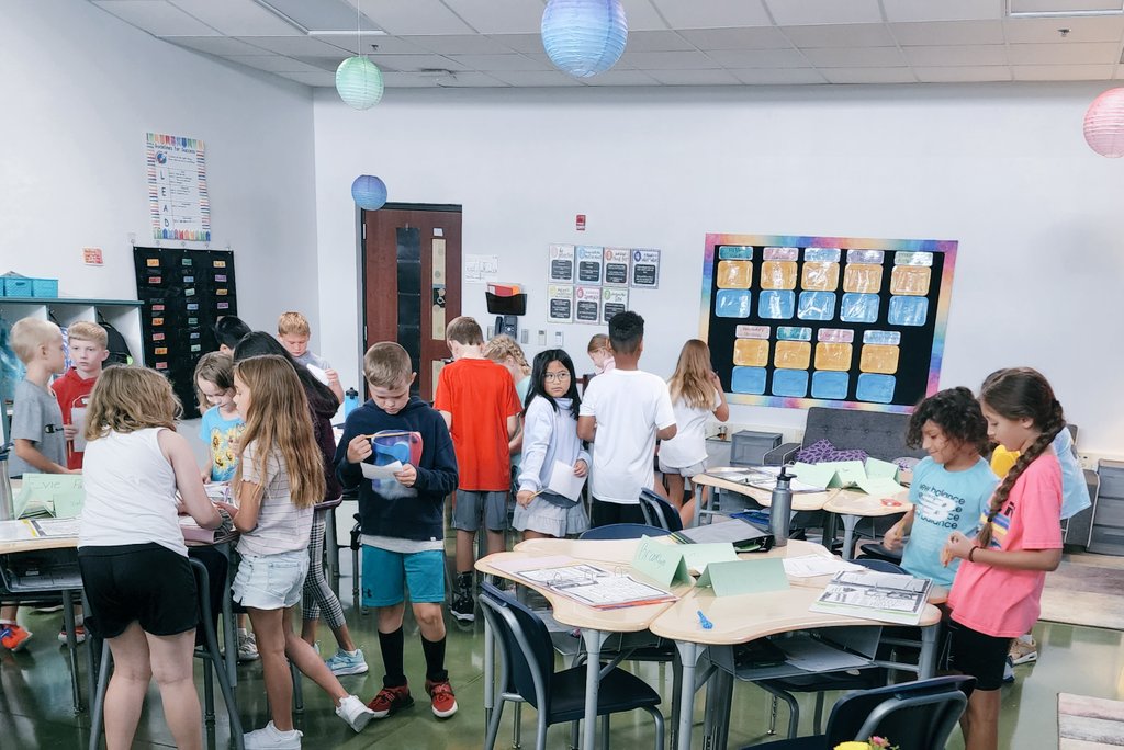 It was a great first week! On Thursday and Friday,  we started our Leader in Me learning. Students learned ways they can be a leader, and the class worked together to create our class mission statement. 

Students also spent some time sharing highlights from their summer.