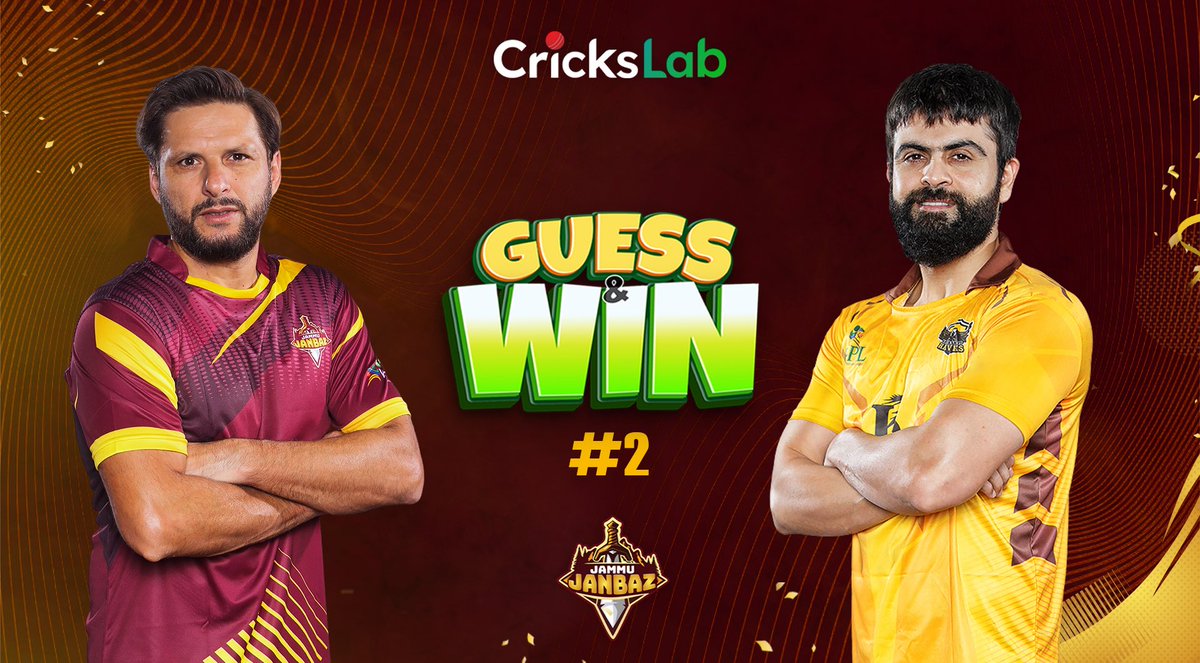CricksLab's tweet photo. Who is going to win this all important first match of Kingdom Valley KPL 2?
โ
LINK: https://t.co/OMaNj2KmrT
Answer this question on the given link and win signed jersey and balls from your Jammu Janbaz players ๐๐ฝ
#CricksLab #JammuJanbaz #JJvRH #GuessNWin #CricketTwitter https://t.co/3KHd09sVOh