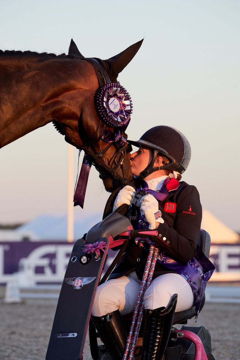 The FEI (@fei_global) on Twitter photo "Did we do good, Mummy?" 🥺❤️
We just can't get enough of our FEI Para Dressage World Championship Individual Grade III silver medalists <a href="/NBakerParaRider/">Natasha Baker MBE</a> and Keystone Dawn Chorus. 🥰
#ChampionsAsOne #Herning2022
📸 © FEI / Liz Gregg "Did we do good, Mummy?" 🥺❤️
We just can't get enough of our FEI Para Dressage World Championship Individual Grade III silver medalists <a href="/NBakerParaRider/">Natasha Baker MBE</a> and Keystone Dawn Chorus. 🥰
#ChampionsAsOne #Herning2022
📸 © FEI / Liz Gregg