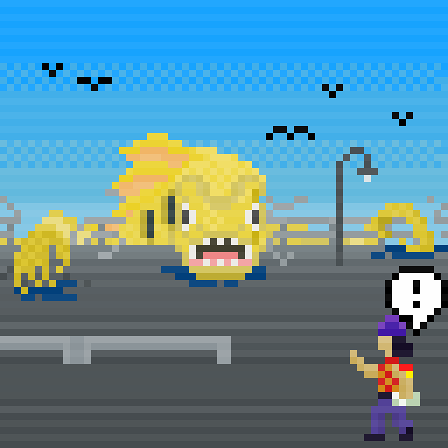 confettipixlart's tweet photo. Para celebrar que hoy voy a la @crackbangboom lancé un #pixelitos on demand con temática historieta (si, ya sé, me pidieron un orco de un juego pero no pasa naranja)... Acá lo que salió hasta ahora. https://t.co/56uHQX2S98