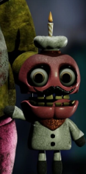 BonBunFilms's tweet photo. the 8-year telephone game of fnaf designs is hilarious because we're at a point where this is supposed to be a cupcake https://t.co/RJyR69LXi0
