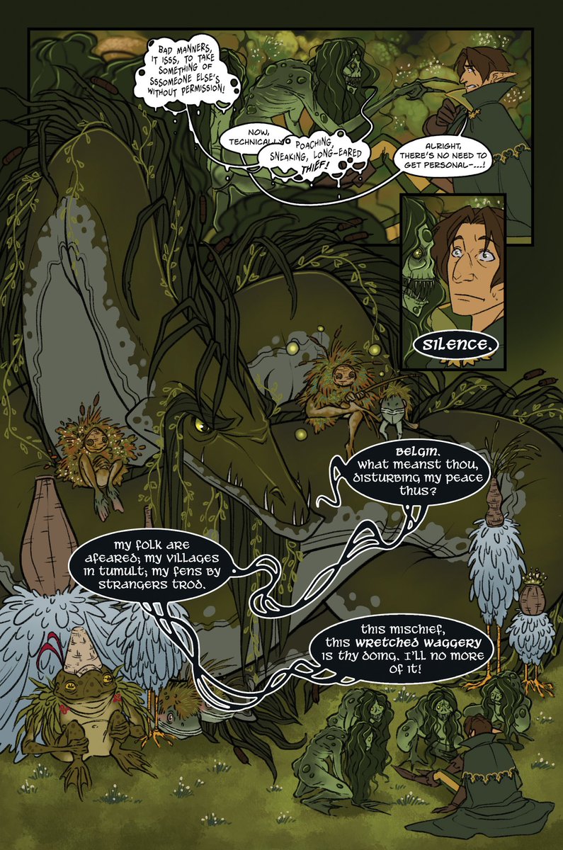 AnemoneTea's tweet photo. ‘Ey, it’s #SmallPressDay! Therefore, a little gothic fantasy, a little folk horror &amp; found family—a little ‘Cloven: Bloodlines’ for your timeline ✨😈🌿 Issues 1–4 available here: https://t.co/ShE6Ce9WZG #SPDBFREVIEW https://t.co/oK7MMG9uVz