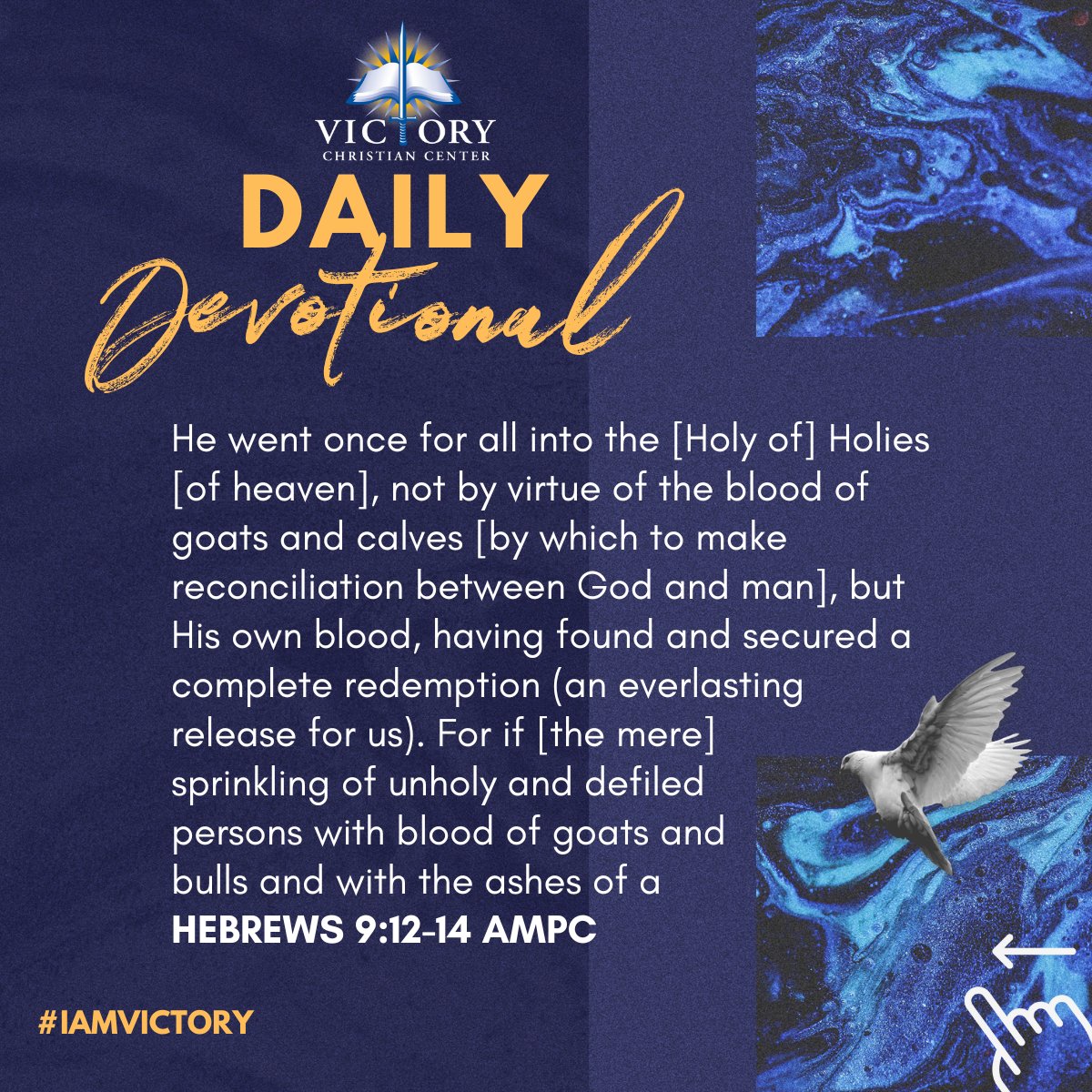 VCCcharlotte's tweet photo. God had already instituted the law for His people. He wanted more. On His timing, He sent Jesus into the world to redeem humanity...
π π Read more + catch up on recent devotionals here: https://t.co/impuuYc4Aj
#redemption #iamvictory #devotional #JesusChrist https://t.co/T7Zziose0e