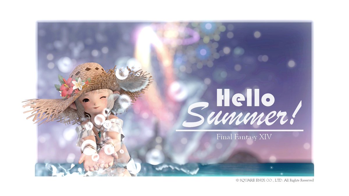 rinoverhere's tweet image. Hello Summer! ⛱️
#GPOSERS #おはララ  #FFXIVScreenshots #EorzeaPhotos #FFXIV