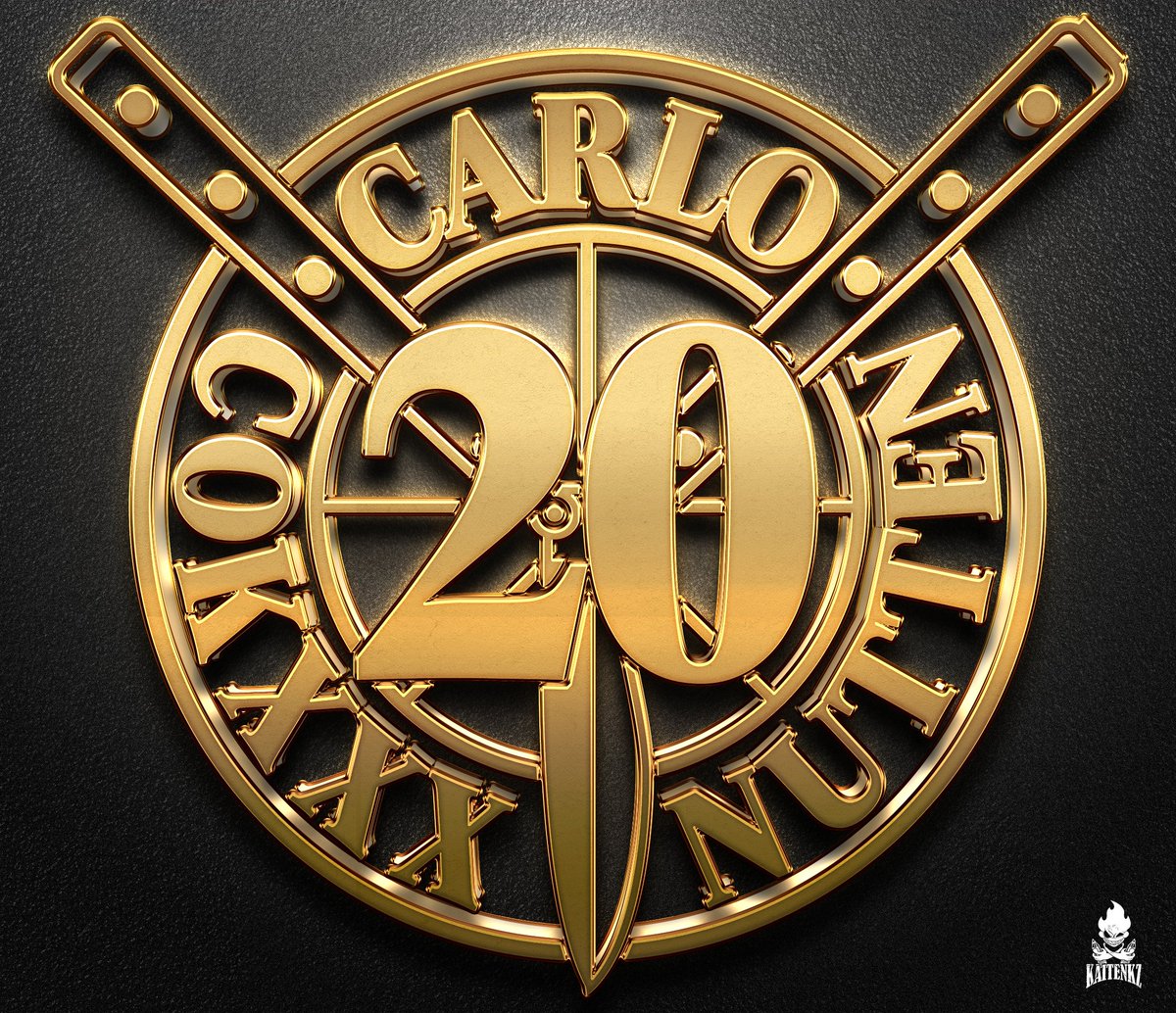 KAITENKZ's tweet photo. Carlo Cokxxx Nutten 20th Anniversary @bush1do1978 | GOLD LOGO BY KAITENKZ #bushido #fler #carlocokxxxnutten #ccn #sonnyblack #frankwhite #20thanniversary #20jahrejubiläum #kaitenkz #logo #gold #graphicdesign #illutration #rap #germanrap #aggroberlin #ersguterjunge https://t.co/w025MIcngy