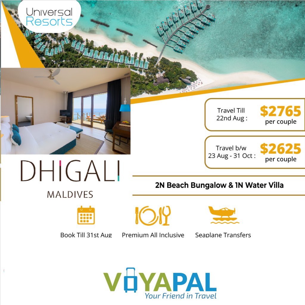 voyapal101's tweet photo. MALDIVES DEALS - WITH EXCITING TRAVEL NOW PAY LATER 0% EMI FOR 6 MONTHS OPTIONS

For Booking Call Or WhatsApp @ 9967411177
#velassaru #kurumba #kuramathi #dhigali #visitmaldives #universalresorts #maldives #maldivesbookings #maldivestours #UnX #UnXtravel #honeymooners https://t.co/A0uIDk333V