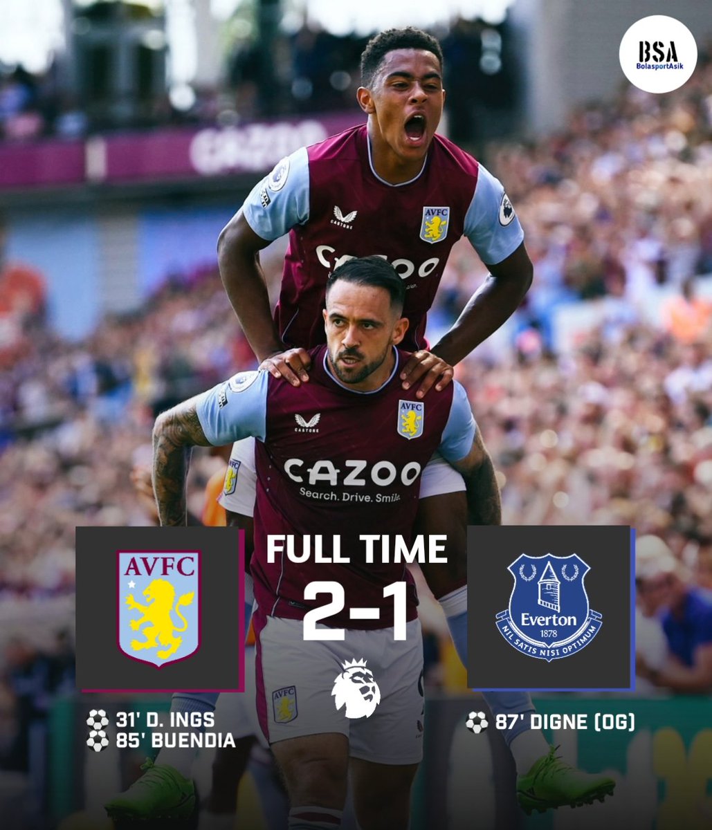 BolasportAsik's tweet photo. Aston Villa bungkam Everton

FT: Aston Villa 2-1 Everton

Komentarnya guys 👇

#PremierLeague #EPL #ligainggris #ASVEVE https://t.co/KgS0ITOyFp