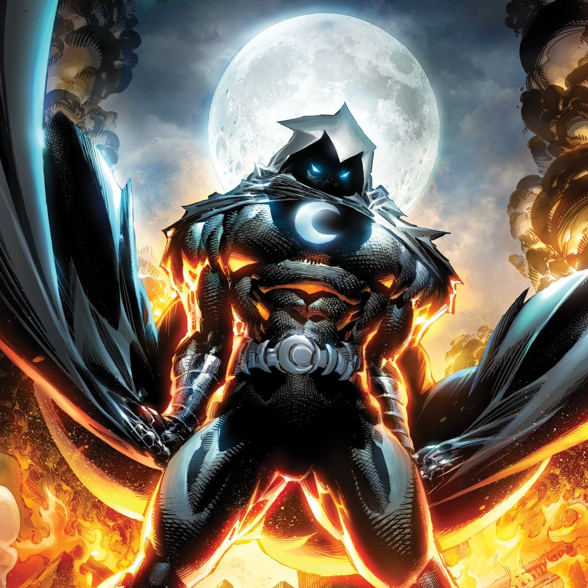 Youngavengerbr's tweet photo. A hashtag #MoonKnightSeason2 já diz tudo. QUEREMOS SEGUNDA TEMPORADA DE 'CAVALEIRO DA LUA', KEVIN FIEGE! 🌒🌓🌔🌕🌖🌗🌘

Aliás, seria interessante se a Marvel criasse um(a) herói(na) jovem inspirado(a) no Cavaleiro da Lua. O que achas, @stevengrantbra? 👀 https://t.co/GCPD5ttKZJ