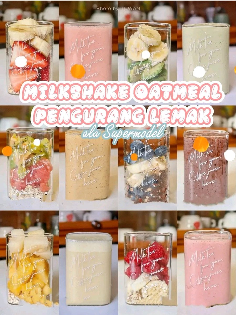 Mom_Kid_ding's tweet photo. 🥤 Milkshake Oatmeal Pengusir Lemak ala Supermodel

Resep ini spesial soalnya supermodel biasanya minum racikan milkshake ini loh guys! Apa aja sih?

✨️ A Thread ✨️ https://t.co/lIp212s8L3