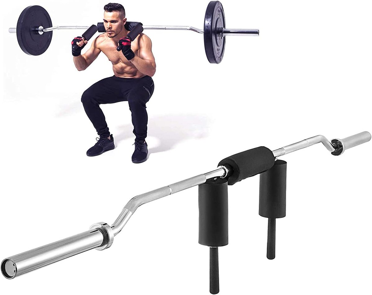 MaxstrengthX's tweet image. X MAXSTRENGTH #Olympic Safety #SquatBar #Fitness Squat Olympic Bar 700lbs Safety Squat Bar Attachment with Shoulder and Arm Pads for #WeightLifting &amp;amp; #Bodybuilding 💪😍🏋️❗
#buynow👉 amzn.to/3pjvdAc