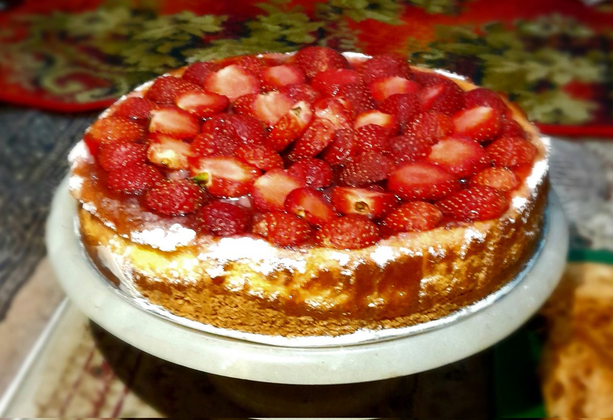Strawberry cheese cake 😍😍😍