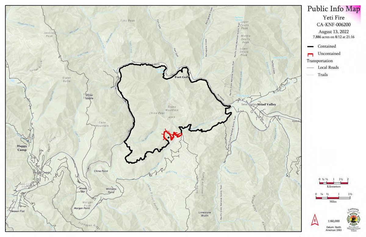 Klamath_NF's tweet photo. Morning update for the #YetiFire and #AlexFire for August 13, 2022.
https://t.co/59g8AMZtC6 https://t.co/NdGvBwVv1g