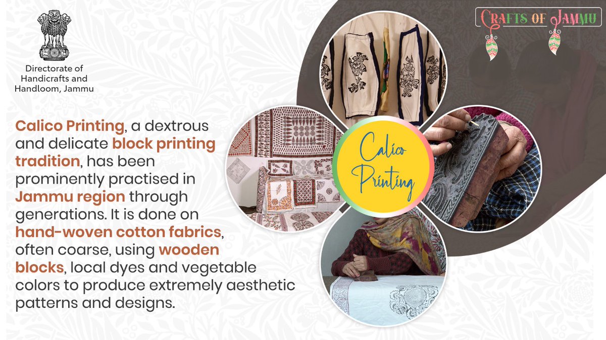 Directorate of Handicrafts and Handloom, Jammu tweet media