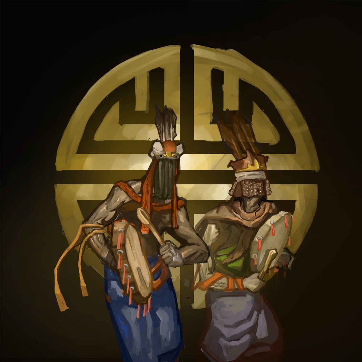 buddykaroon's tweet photo. Shamans #CharacterDesign https://t.co/lwwUZBqkmB