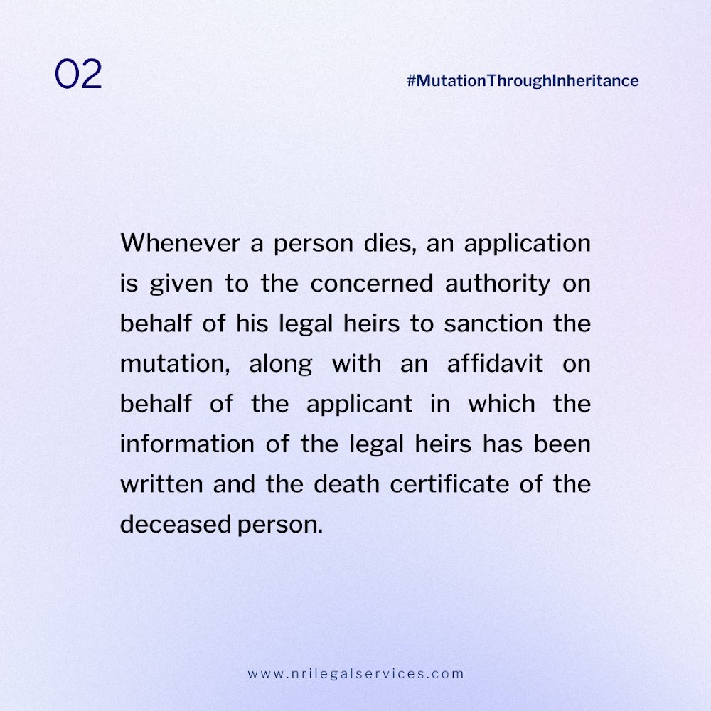 NRILegal's tweet photo. Have you inherited any property in #India? Inheritance is not enough, you must get a legal transfer of the #InheritedProperty in your name. Understanding the laws pertaining to #MutationofProperty through #inheritance in India is a must for all - https://t.co/v3IBS9DVeA https://t.co/DidYjrs0SI