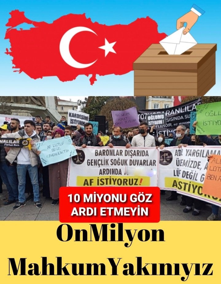 #GenelAf istiyoruz sesimizi ne zaman duycaksınınız Syn. <a href="/RTErdogan/">Recep Tayyip Erdoğan</a> <a href="/bybekirbozdag/">Bekir  Bozdağ</a> ?
#GenelAfİstiyoruz