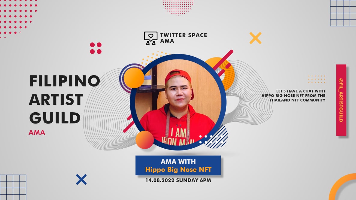 filartistDAO's tweet photo. 📢#FilArtistGuild × @HippoBigNose AMA + Shilling Space 

🗓Set a reminder this coming Sunday at 6:00 PM GMT+8

🎤Host-@sgartsypix 
🎤Co-host-@Jakefrbs 

🗓Set Reminder
https://t.co/iD1D5UMQT4

#NEAR #AMA #Shill #NEARcommunity https://t.co/QJYgrNY8Am