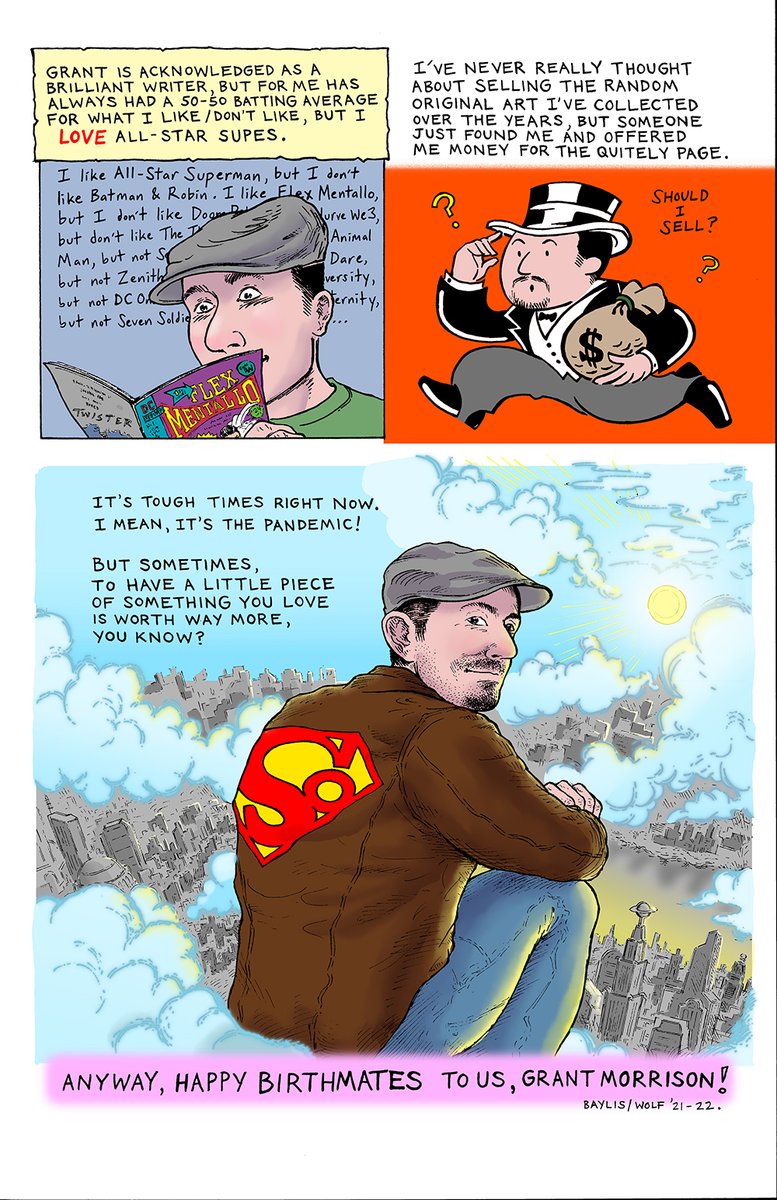 JonathanBaylis's tweet photo. #SPDBFReview @brokenfrontier @AndyWPOliver #SmallPressDay

The year of So Buttons 12 (currently at printers!) is another with UK-connects with 1-pagers about Johnny Rotten (art by @mrjoshbayer) and Grant Morrison (art by @tonywoldness), born on my b-day! https://t.co/7fp0CIcwzA https://t.co/2grX3ZpNWc