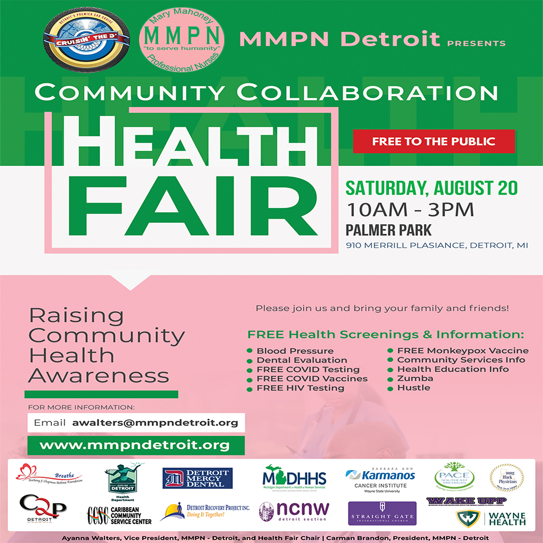 NCNWDetroit's tweet photo. Join us, at the Community Collaboration Health on Saturday, August 20, 2022 from 10AM - 3PM  at Palmer Park. Free COVID- 19 testing, free COVID-19 vaccines, and free monkeypox vaccine.  

#ncnwdetroit #communityhealth #ncnwstrong #goodhealthwins #staysafe https://t.co/BNiZ7K1vRo