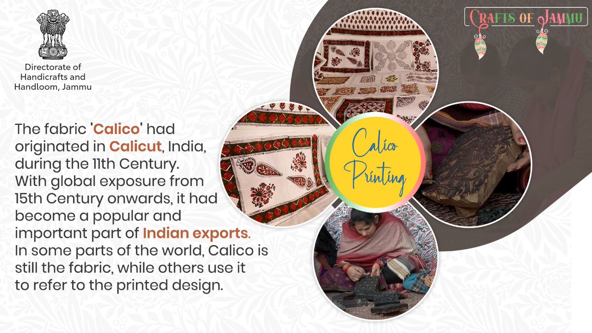 Directorate of Handicrafts and Handloom, Jammu tweet media