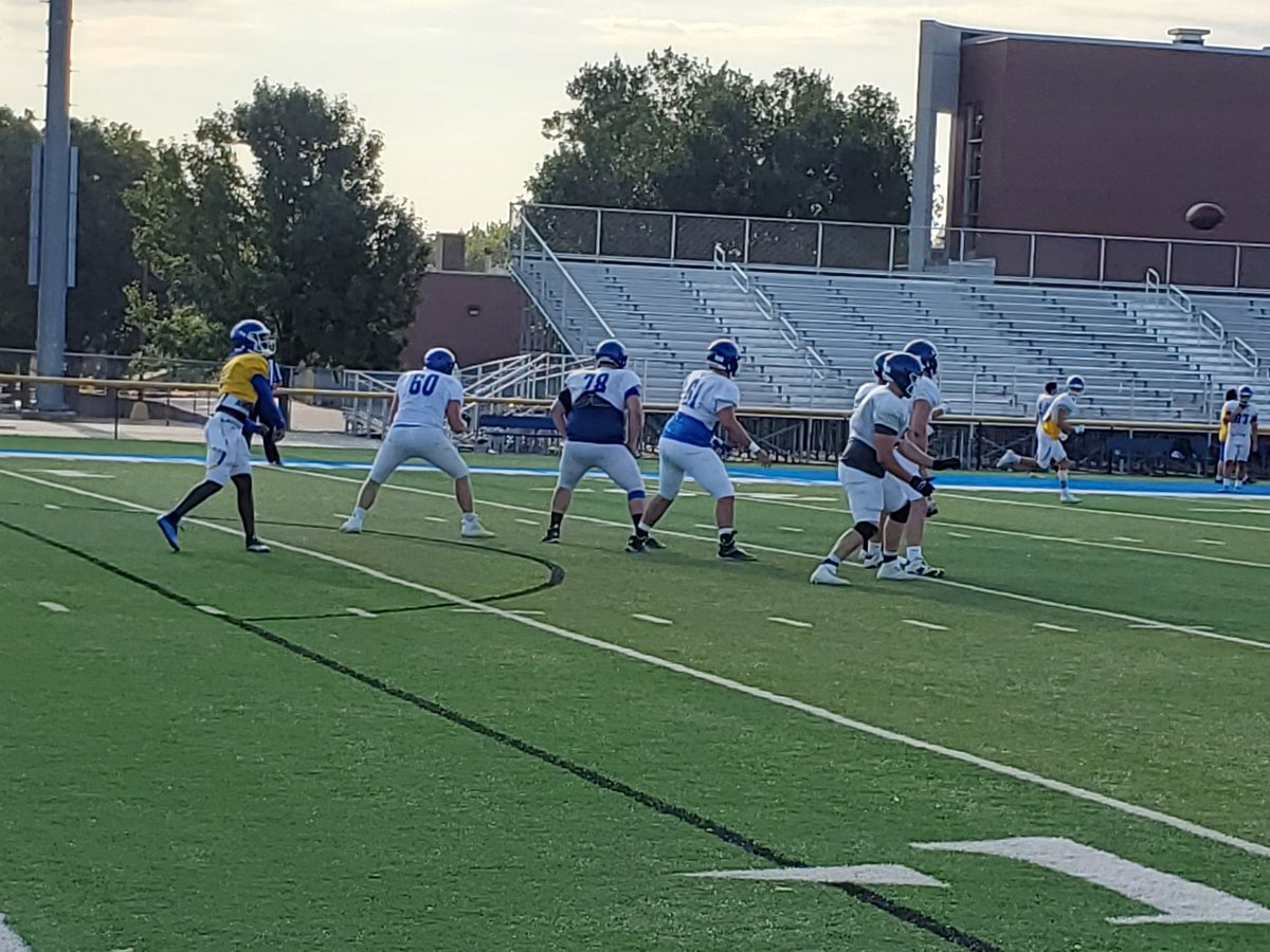 Moments away from the start of UNK football's first  scrimmage of the season.