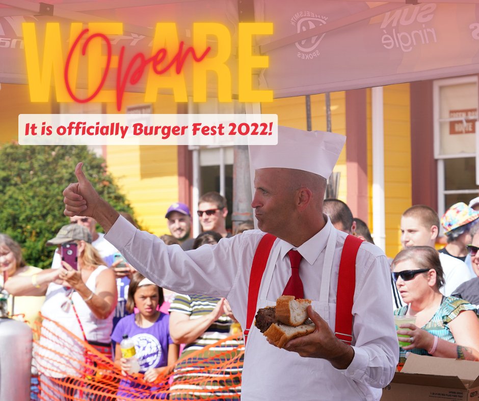 #Burgerfest2022 is officially here!

Visit us in Seymour, WI for a fun-filled day of hot air balloons, burgers and plenty of family friendly activities! Don’t forget to tag @HomeoftheHamburger in your photos.