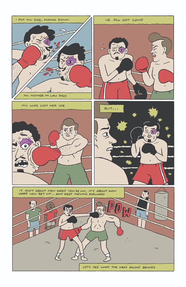 JonathanBaylis's tweet photo. #SPDBFReview @brokenfrontier @AndyWPOliver #SmallPressDay

The year of So Buttons 12 (currently at printers!) is another with UK-connects with a story drawn by English cartoonist @JoshPettinger. Pre-Order: https://t.co/7fp0CIcwzA https://t.co/9Wy9iJPS2M