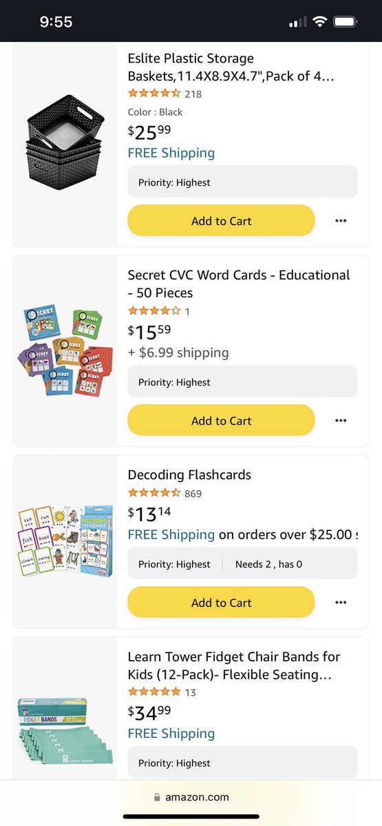 Lizz__Fields's tweet photo. @MzSouthernBella I could use some help &amp; ❤️ to #clearthelist2022 

I’m a 1st grade teacher at a Title I school in PA. Hoping to clear 2 science of reading decoding/blending items, seat bands for kicking &amp; storage baskets for organizing. 

Thanks for your consideration! ❤️ https://t.co/18IvTHz5II https://t.co/xW5oXZ1Bez