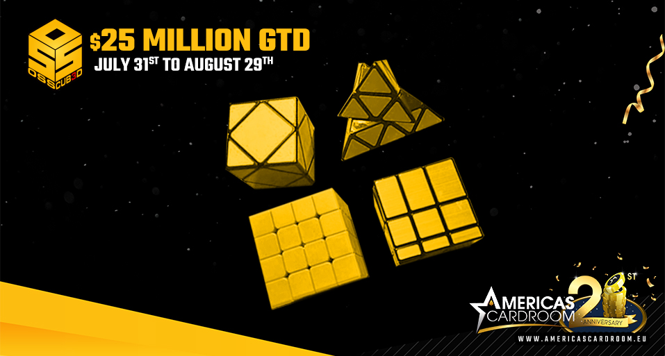 ACR_POKER's tweet photo. 📦 Our $25 Million #OSSCub3ed offers something for everyone. Make sure you take advantage of all our events, especially the $2,500,000 GTD, $1,500,000 GTD PKO, and $250,000 GTD multi-flight tourneys. 

📍 https://t.co/NMvGYeVbo8

#ACR #OSS #OSSCubed #Poker #PokerSeries #PokerLife https://t.co/cyU3fromfO