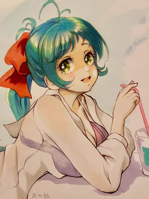今日の練習絵は伊良湖ちゃん。。。 