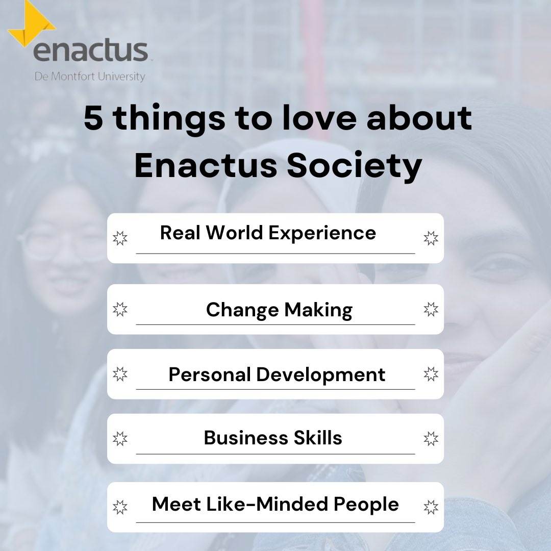 Enactus DMU tweet media