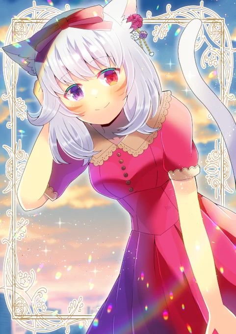 Miyuki Ai()さんのミコッテを描かせて頂きました!リクエスト有難うございます #Skeb #Commission #FF14 #ミコッテ 