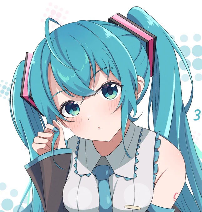 お顔アップミクさん〜 