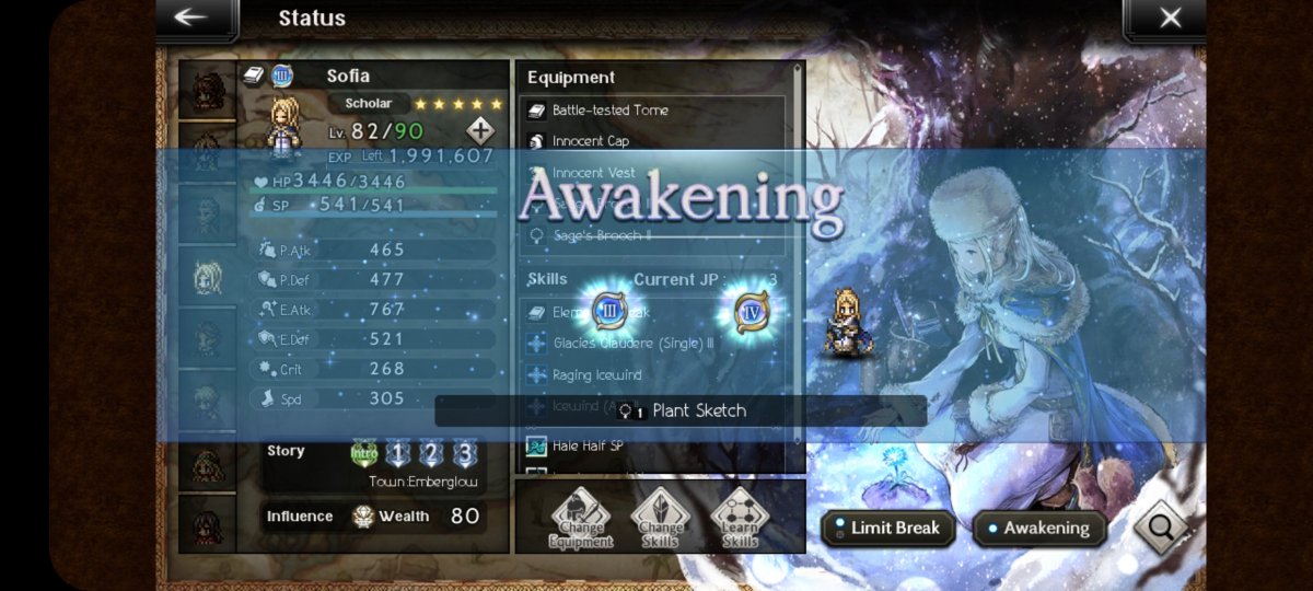 angel1330's tweet photo. オクトラ海外版初4凸はソフィアになった。#オクトラ大陸の覇者 #octopathcotc #awake4 https://t.co/IgihIa26JD