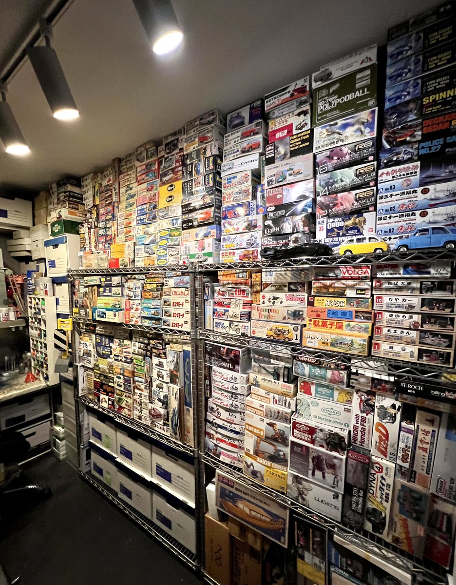 コレクション整理中 模型倉庫整理中】 長年放置していたコレクション倉庫の整理のゴールが