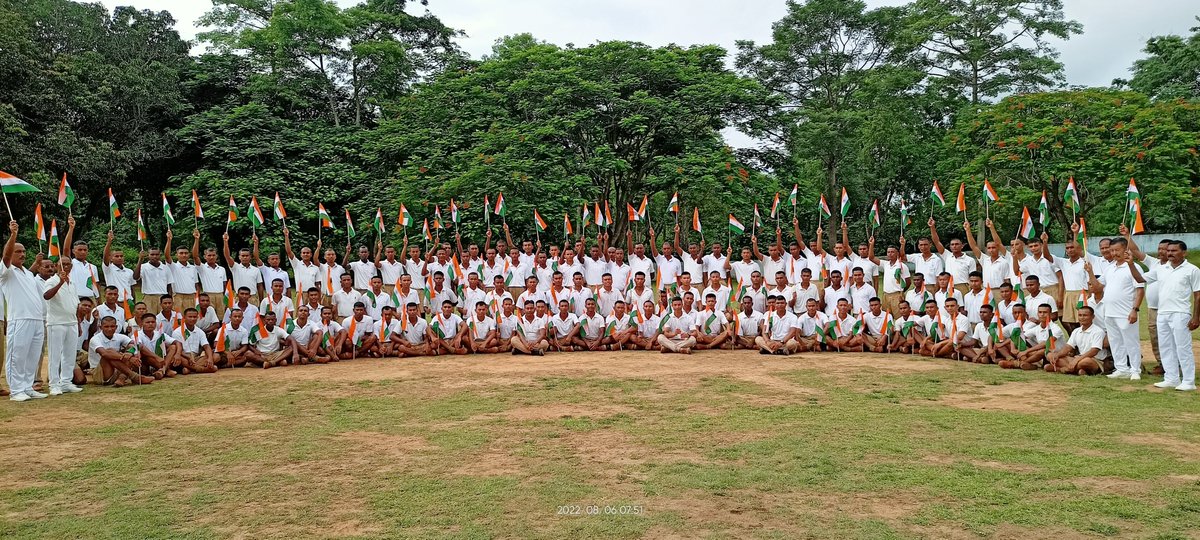 2ndAptf's tweet photo. Morning procession with new trainees of 117th Batch of 2nd Assam Police Task Force Battalion, Lumding #HarGharTirangaAssam #azadikaamritmahotsav2022 @PMOIndia  @CMOfficeAssam  @himantabiswa @mygovassam @assampolice @DGPAssamPolice  @ZakirHu98833308 https://t.co/D2gd0bEXUZ