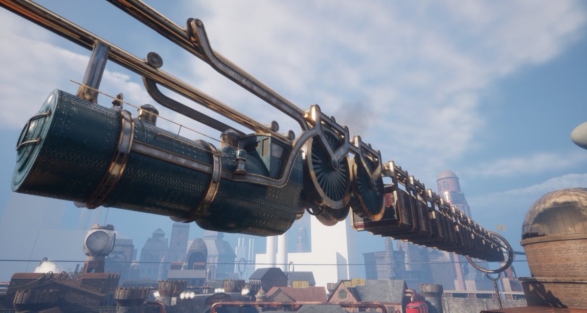 MikeFarrant3D's tweet photo. Once again a very busy last few weeks, building on Old Town, adding a kraken attack scene and a few new vehicles 
@CCCU_games
 
#indiegames #indiegame #gamedev #indiedev #indiegamedev #videogames #gamedevelopment #gaming #gamedesign #UnrealEngine5 #indiedeveloper https://t.co/782m6sKS5p
