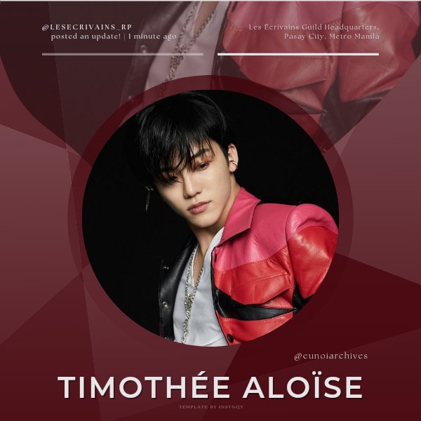 LEWRITERS_HQ's tweet photo. ㅤ
 
          ㅤJOYEUX ANNIVERSAIRE! ·˚ ༘

To our cordial and driven CHRO, Mr. Aloïse, @eunoiarchives, the guild wishes you a happy birthday! You bring us joy and push us to achieve greater heights. You deserve only the very best! We hope you enjoy your special day!

ㅤ https://t.co/lydYnsuBMB