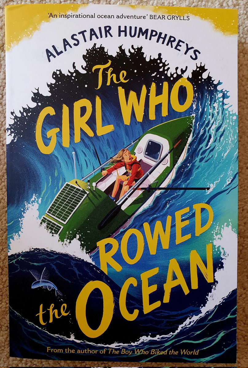 The Girl Who Rowed The Ocean by @Al_Humphreys is a wonderfully inspiring adventure based on Alastair's own experiences. I particularly enjoyed the message running through the book about the importance of conserving the seas & the damage that plastic causes. One for Y5/6 shelves.