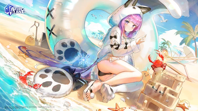 Thank you  for commissioning this cute artwork!Happy 4th Anniversary!#AzurLane4thAnniv #AzurLane#アズールレーン #Yostar 