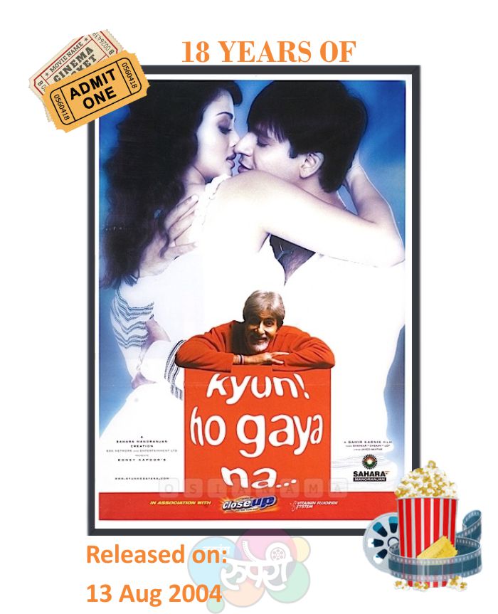 NavrangRuperi's tweet photo. This Day That Year! #KyunHoGayaNa 

#AishwaryaRai #VivekOberoi 
#AmitabhBachchan #DiaMirza
#SunilShetty #KajalAggarwal
#JenniferWinget 

#SamirKarnik #ShankarEhsaanLoy 
#JavedAkhtar 

#18YearsOfKyunHoGayaNa   

@SamirKarnik_ @deespeak
@SunielVShetty @MsKajalAggarwal https://t.co/4H9Yn0dtRK