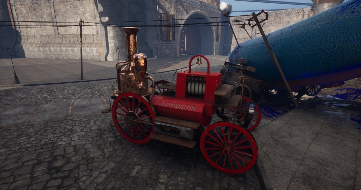 MikeFarrant3D's tweet photo. Once again a very busy last few weeks, building on Old Town, adding a kraken attack scene and a few new vehicles 
@CCCU_games
 
#indiegames #indiegame #gamedev #indiedev #indiegamedev #videogames #gamedevelopment #gaming #gamedesign #UnrealEngine5 #indiedeveloper https://t.co/782m6sKS5p