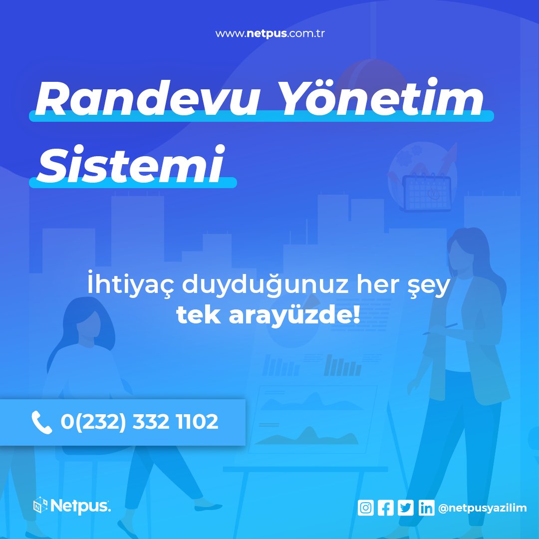 Size sunulan kreatif çözümler ile zamandan tasarruf edin!

📞 0 (232) 332 1102
📧 info@netpus.com.tr
🌐 netpus.com.tr
.
.
#netpus #netpusyazılım #software #web #application #randevutakip #randevuyönetim #yazılım #crm #crmyazılımı #randevuyönetimsistemi