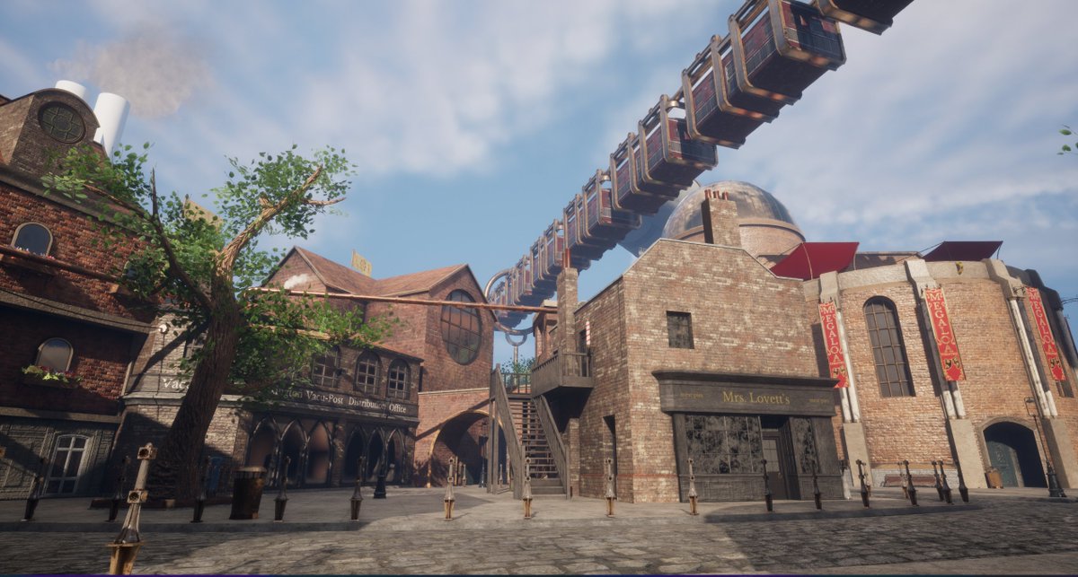 MikeFarrant3D's tweet photo. Also started adding buildings in the distance to fill out the world https://t.co/9PY2Ddy3zf