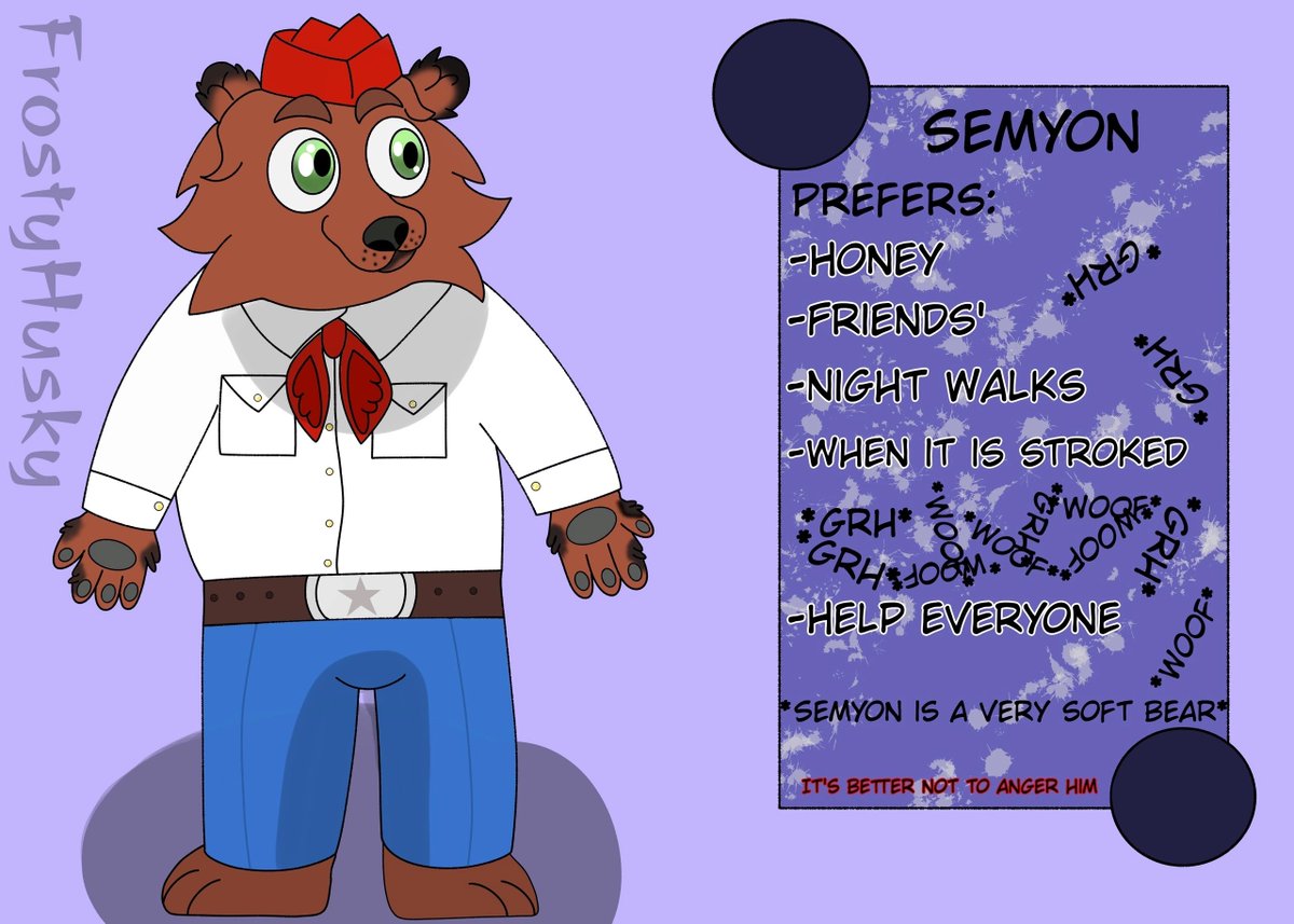 Husky2115's tweet photo. Hello fuzzies, I drew this bear for my friend.
Ps. My commissions are open 
#furryart #commissionsopen #bear https://t.co/b1vP3AOoNC