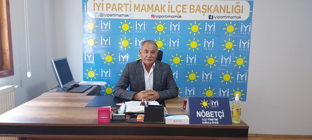 İYİ Parti Mamak İlçe Başkanılığındaki Nöbetime
Tüm Dostlarımı Çay Eşliğinde Hasbihal Etmeye Davet Ediyorum. 
Çok #AzKaldı 
<a href="/meral_aksener/">Meral Akşener</a> 
<a href="/korayaydintr/">Koray Aydın</a>  
<a href="/yetkinozturk06/">Yetkin Öztürk</a>
<a href="/sekerhabib/">Habib Şeker</a>