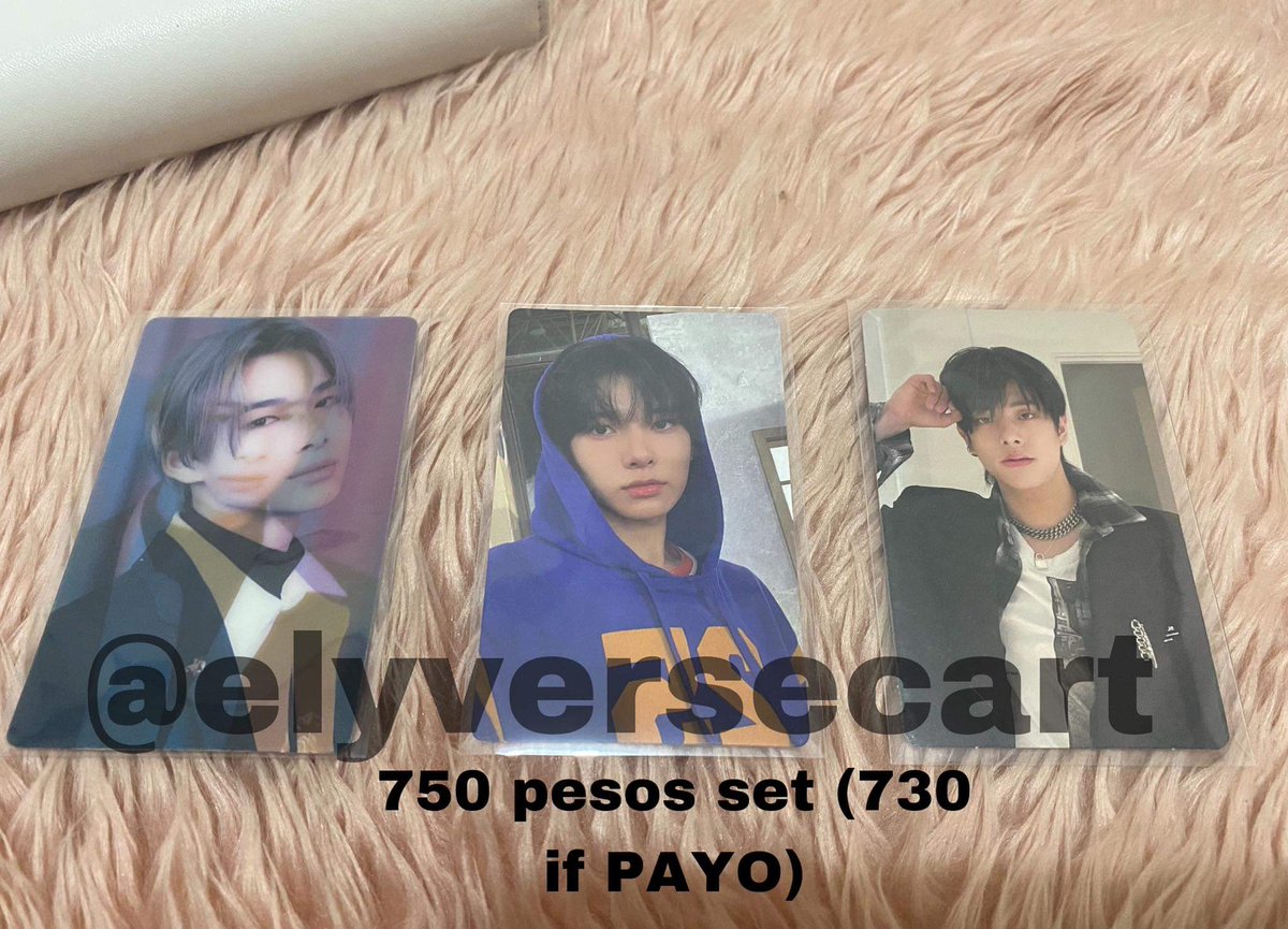 elyversecart's tweet photo. ‼️🥰 WTS LFB ENHYPEN 🥰‼️ #elyqtsells

Mini Set: Heeseung Hoodie Essential (Ess)
Jay Sando (Braso)
Teddywon
Sunoo beret with Teeth

⤷ prices on the picture below
⤷ on hand
⤷ a mint condi
⤷ can give discount for sf
⤷ MOP: GCASH
⤷ MOD: direct JNT https://t.co/CuhAtP2Q0u